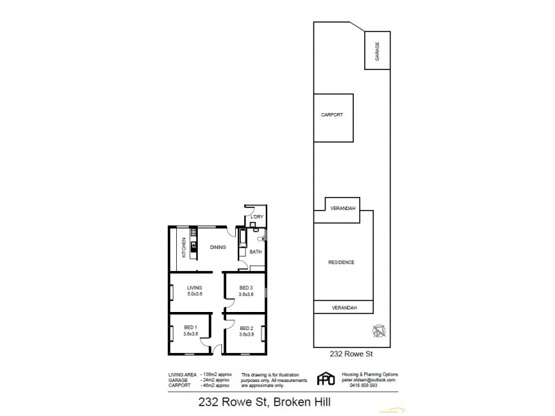 232 Rowe Street, Broken Hill NSW 2880 Floorplan