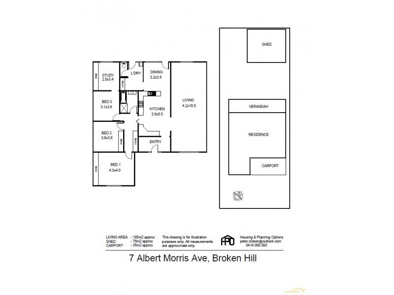 7 Albert Morris Avenue, Broken Hill NSW 2880 Floorplan