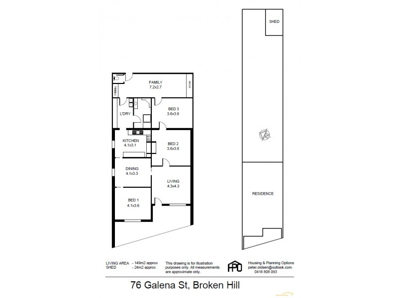 76 Galena Street, Broken Hill NSW 2880 Floorplan
