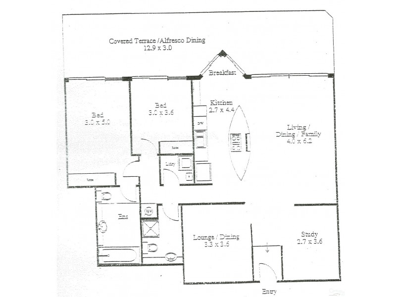 11/2A Cambridge Street, Cammeray NSW 2062 Floorplan