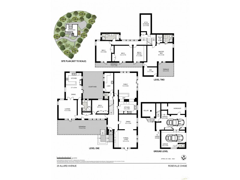 25 Allard Avenue, Roseville Chase NSW 2069 Floorplan