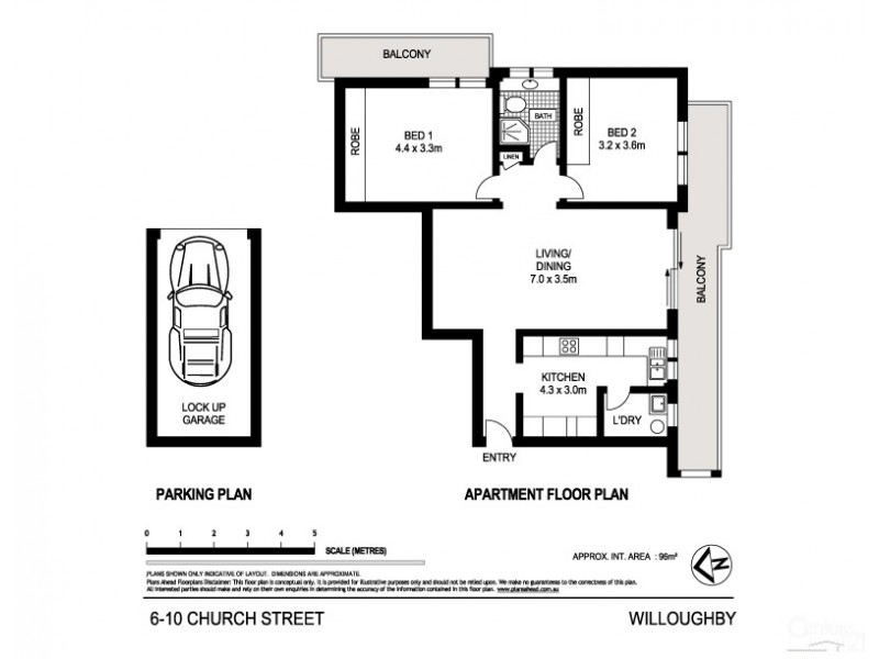 12/6-10 Church Street, Willoughby NSW 2068 Floorplan