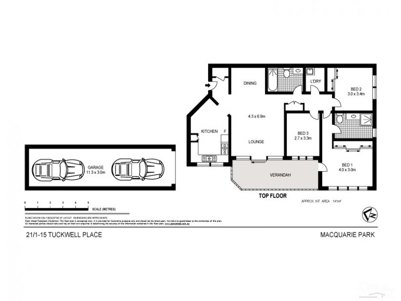 21/1-15 Tuckwell Place, Macquarie Park NSW 2113 Floorplan