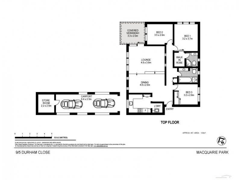 9/5 Durham Close, Macquarie Park NSW 2113 Floorplan