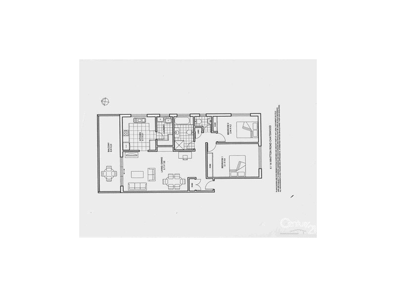 4/14 Whitton Road, Chatswood NSW 2067 Floorplan