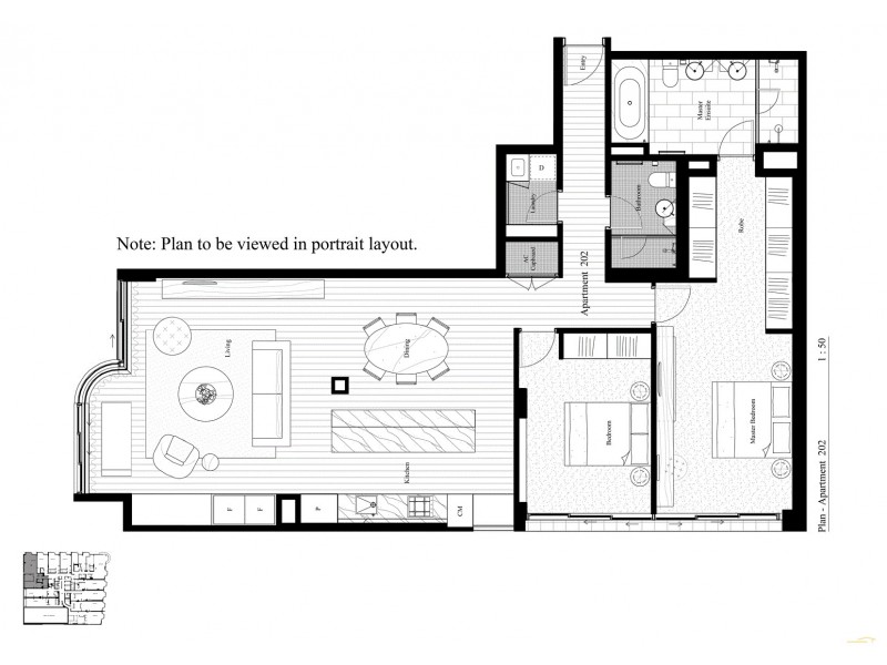 202/152  Campbell Parade, Bondi Beach NSW 2026 Floorplan
