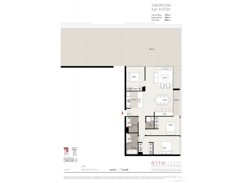B703 26-56 Rothschild Avenue, Alexandria NSW 2015 Floorplan