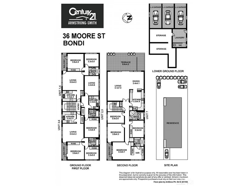 36 Moore Street, Bondi NSW 2026 Floorplan