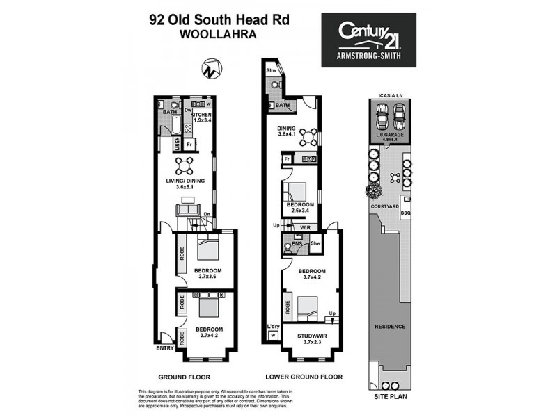 92 Old South Head Road, Woollahra NSW 2025 Floorplan