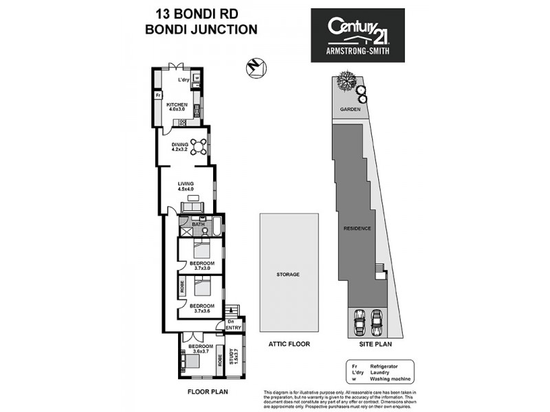 13 Bondi Road, Bondi Junction NSW 2022 Floorplan
