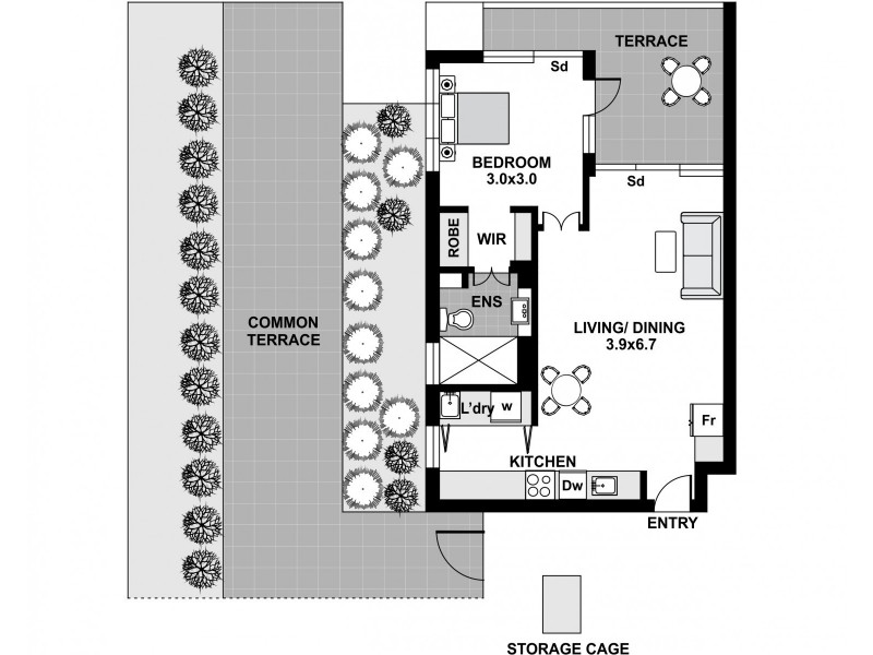 18/144 Commonwealth Street, Surry Hills NSW 2010 Floorplan