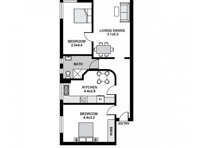 7/40B Birriga Road, Bellevue Hill NSW 2023 Floorplan