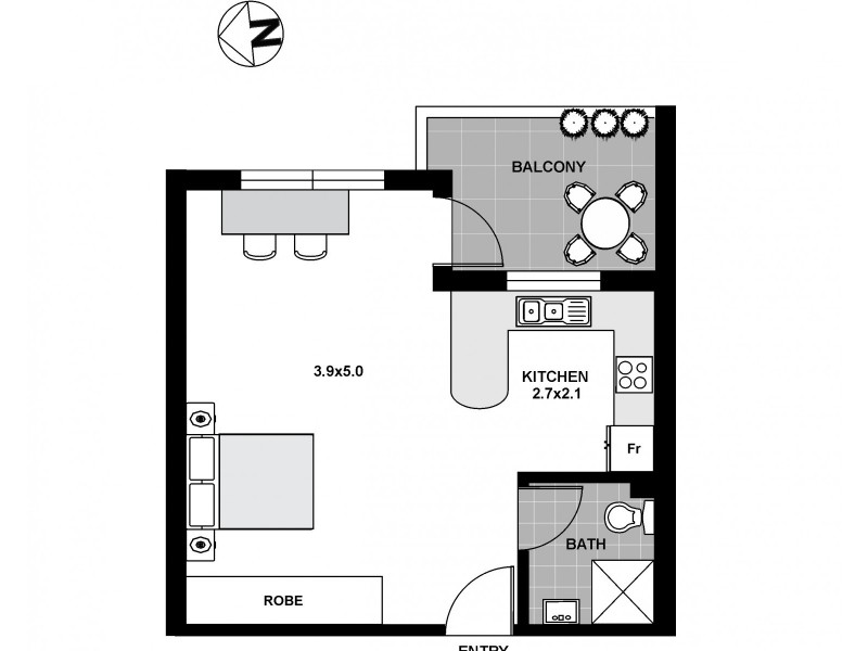 1013/212 Bondi Road, Bondi NSW 2026 Floorplan