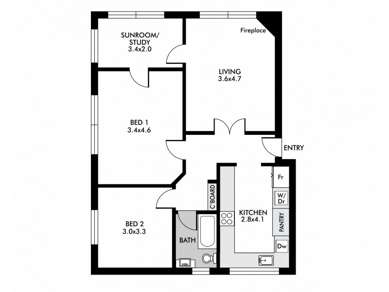 6/44a Allens Parade, Bondi Junction NSW 2022 Floorplan