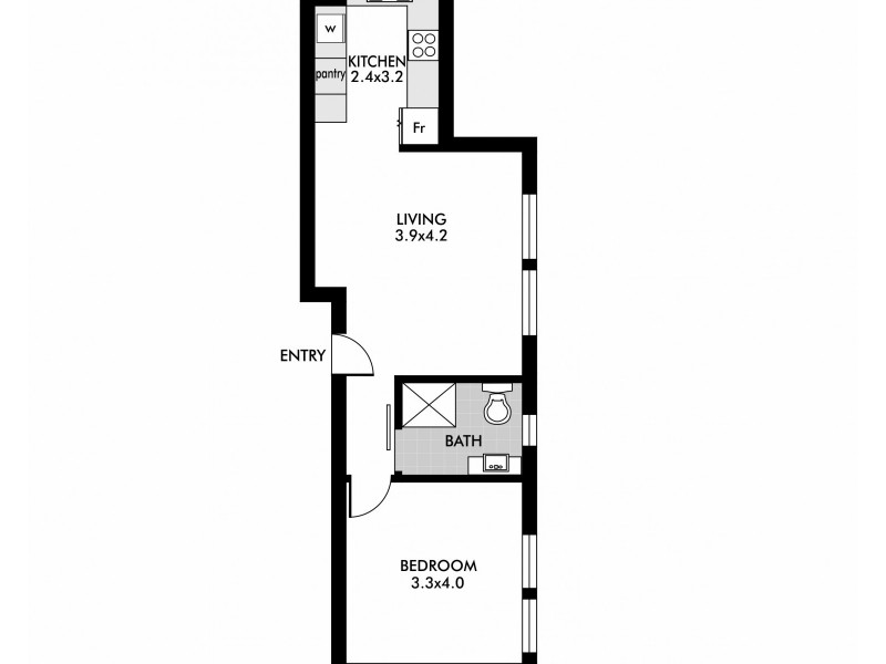 3/2  James Street, Bondi Junction NSW 2022 Floorplan