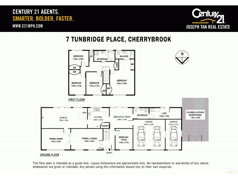 7 Tunbridge Place, Cherrybrook NSW 2126 Floorplan
