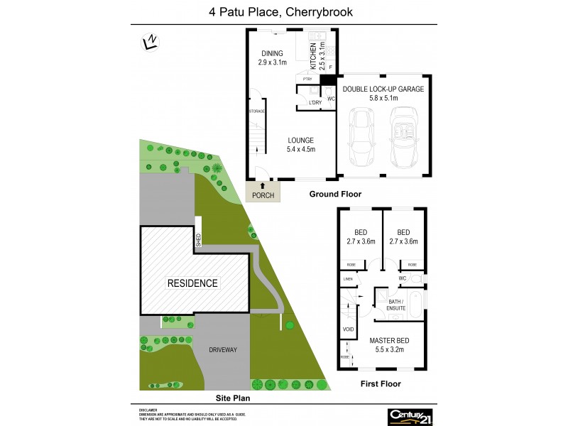4 Patu Place, Cherrybrook NSW 2126 Floorplan