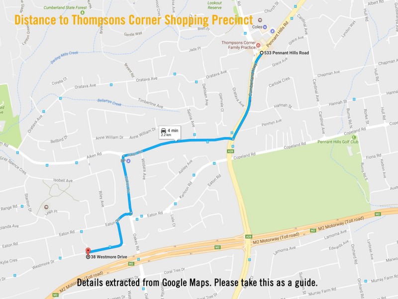 38 Westmore Drive, West Pennant Hills NSW 2125