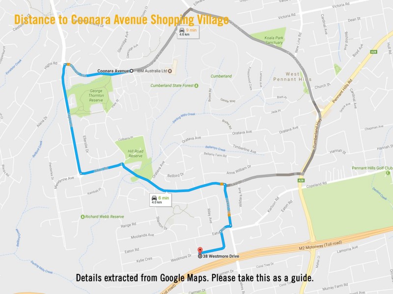 38 Westmore Drive, West Pennant Hills NSW 2125