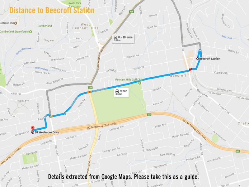 38 Westmore Drive, West Pennant Hills NSW 2125