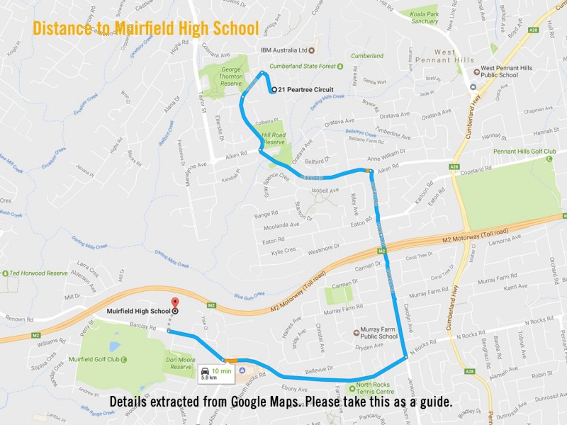 21 Peartree Circuit, West Pennant Hills NSW 2125