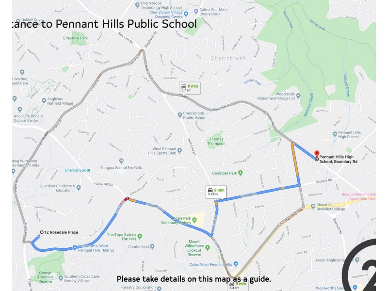 12 Rosedale Place, West Pennant Hills NSW 2125