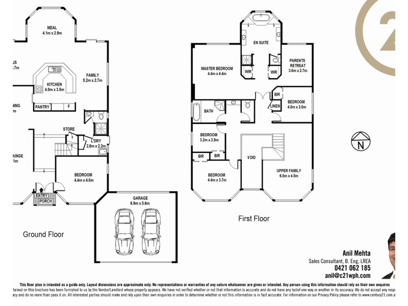 12 Rosedale Place, West Pennant Hills NSW 2125 Floorplan
