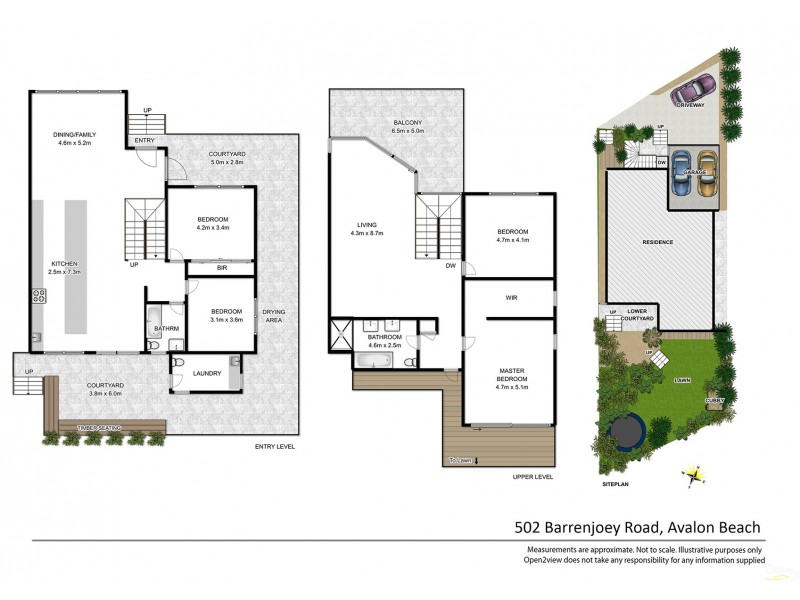 502 Barrenjoey Road, Avalon Beach NSW 2107 Floorplan
