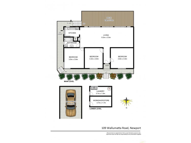 109 Wallumatta Road, Newport NSW 2106 Floorplan