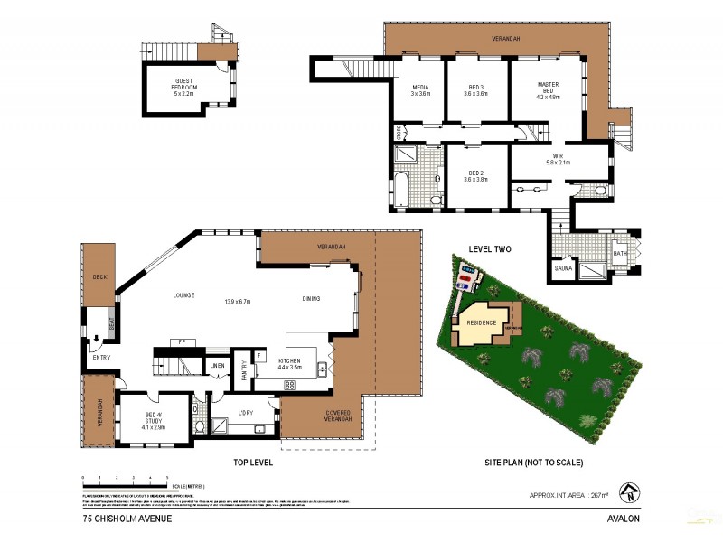75 Chisholm Avenue, Avalon Beach NSW 2107 Floorplan