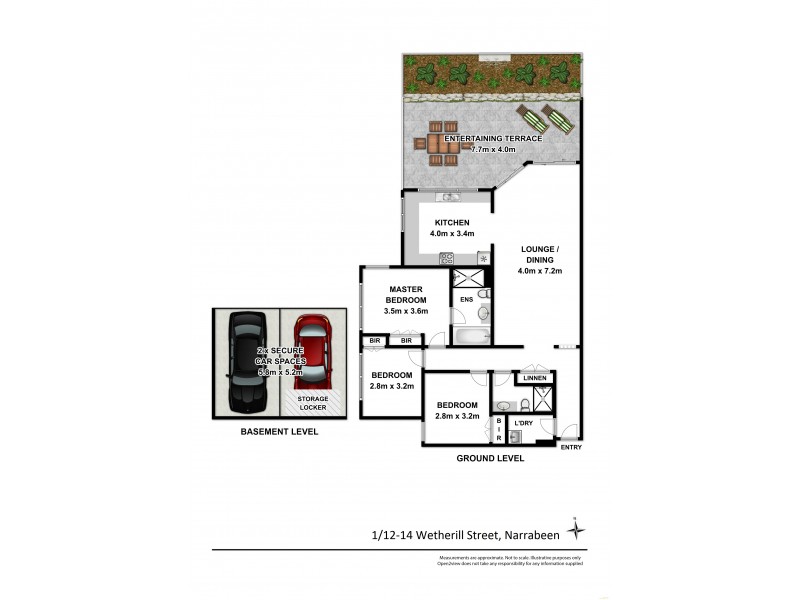 1/12-14 Wetherill Street, Narrabeen NSW 2101 Floorplan