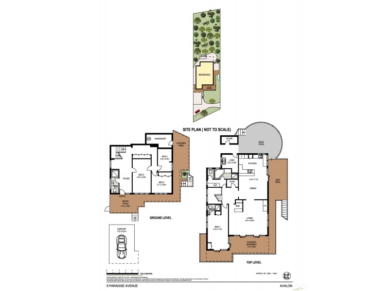 9 Paradise Avenue, Avalon Beach NSW 2107 Floorplan