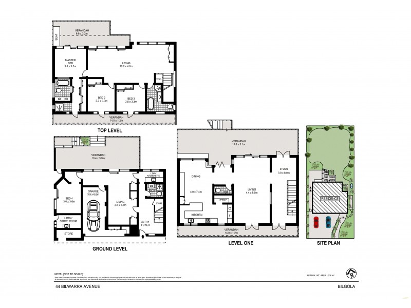 44 Bilwara Avenue, Bilgola NSW 2107 Floorplan