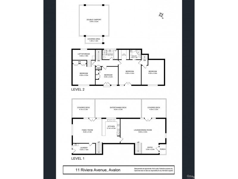 11 Riviera Avenue, Avalon Beach NSW 2107 Floorplan