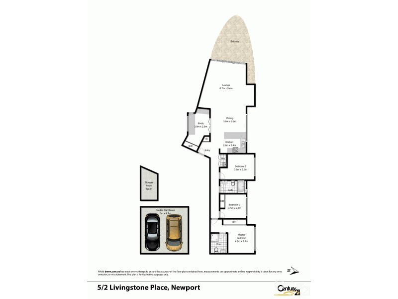 5/2 Livingstone Place, Newport NSW 2106 Floorplan