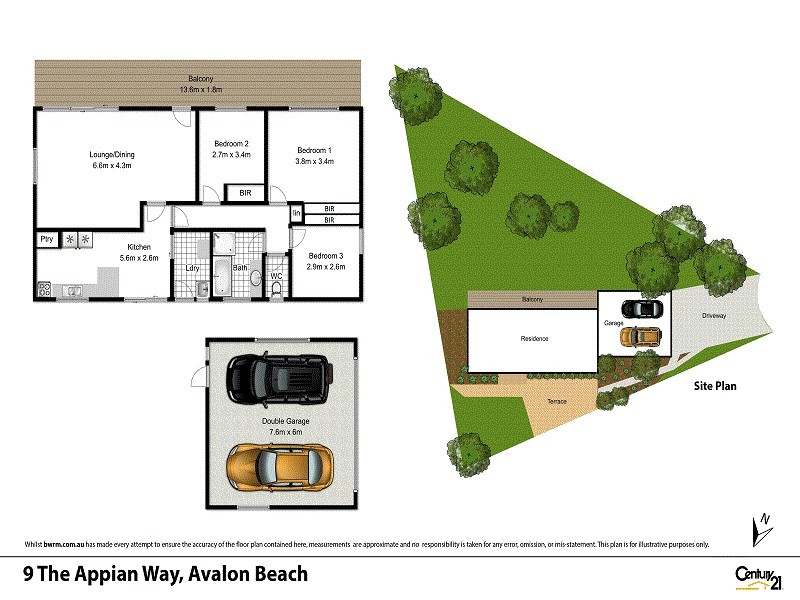 9 The Appian Way, Avalon Beach NSW 2107 Floorplan