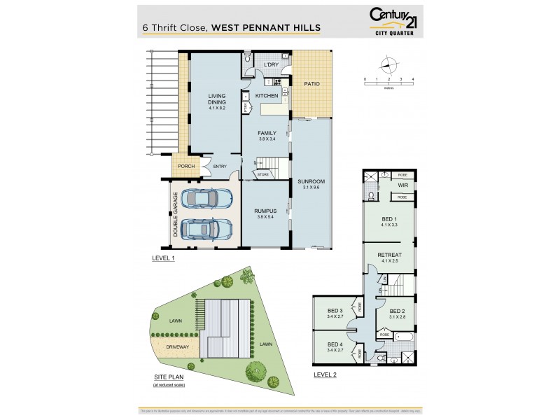 6 Thrift Cl, West Pennant Hills NSW 2125 Floorplan