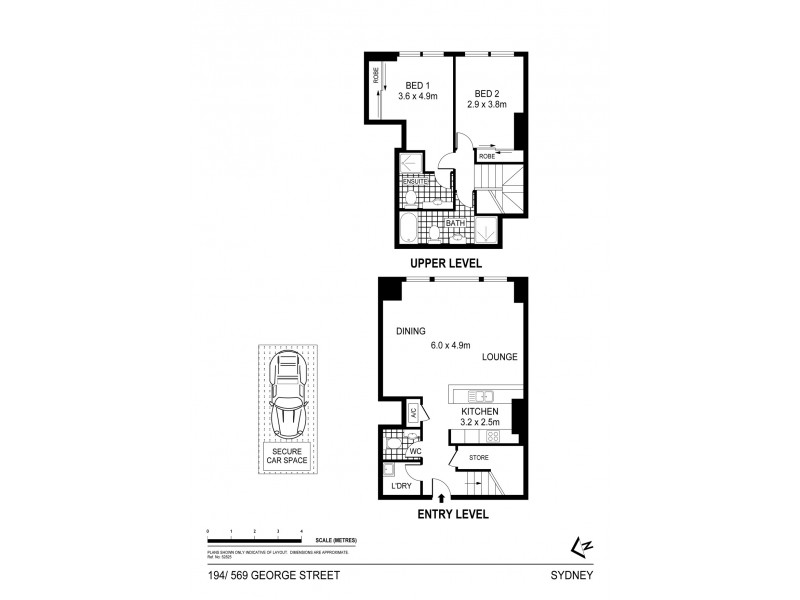 194/569-581 George Street, Sydney NSW 2000 Floorplan