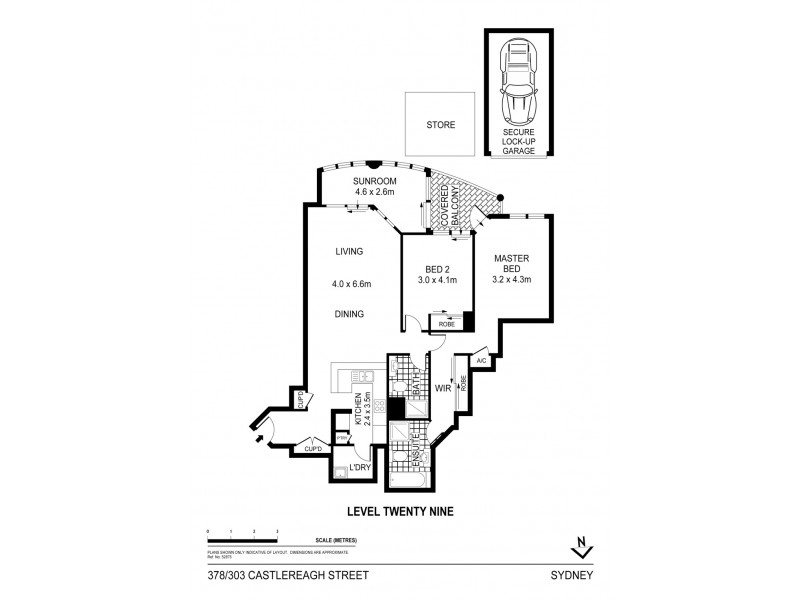 378/303 Castlereagh Street, Sydney NSW 2000 Floorplan