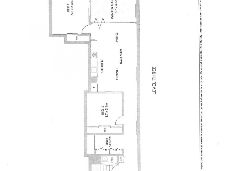 303/710 George St, Sydney NSW 2000 Floorplan