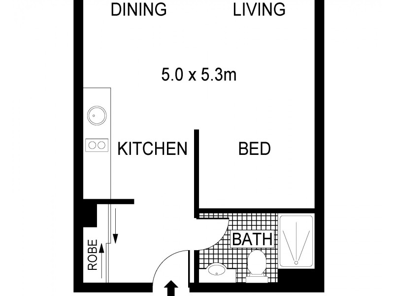 402/219 Kent Street, Sydney NSW 2000 Floorplan