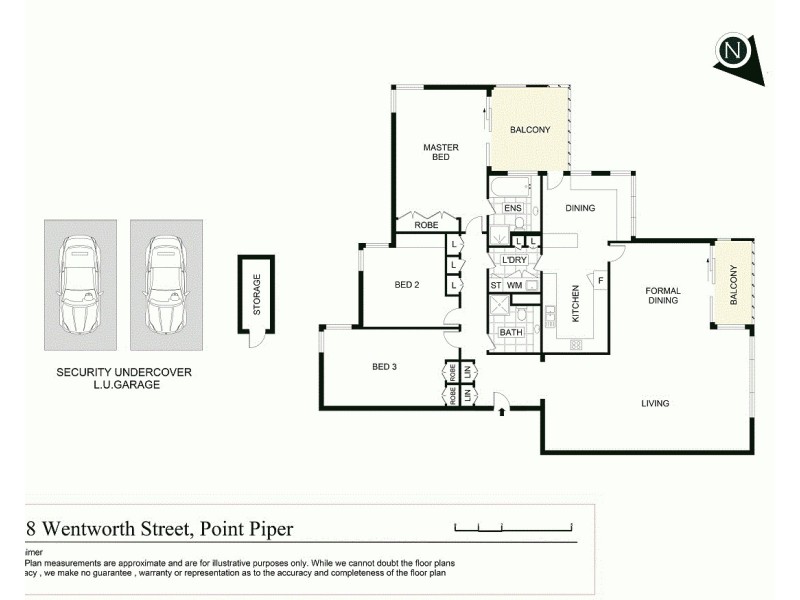 8 Wentworth St, Point Piper NSW 2027 Floorplan