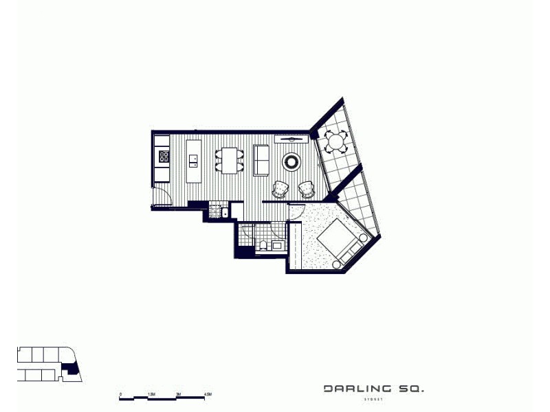 1308/81 Harbour street, Haymarket NSW 2000 Floorplan