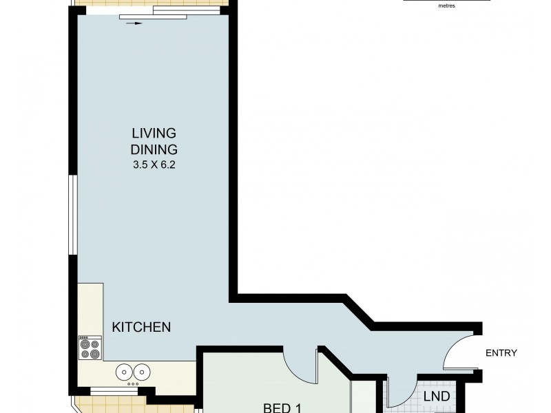 1455/37 King Street, Sydney NSW 2000 Floorplan