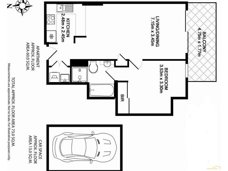 82/18 Oxford Street, Darlinghurst NSW 2010 Floorplan