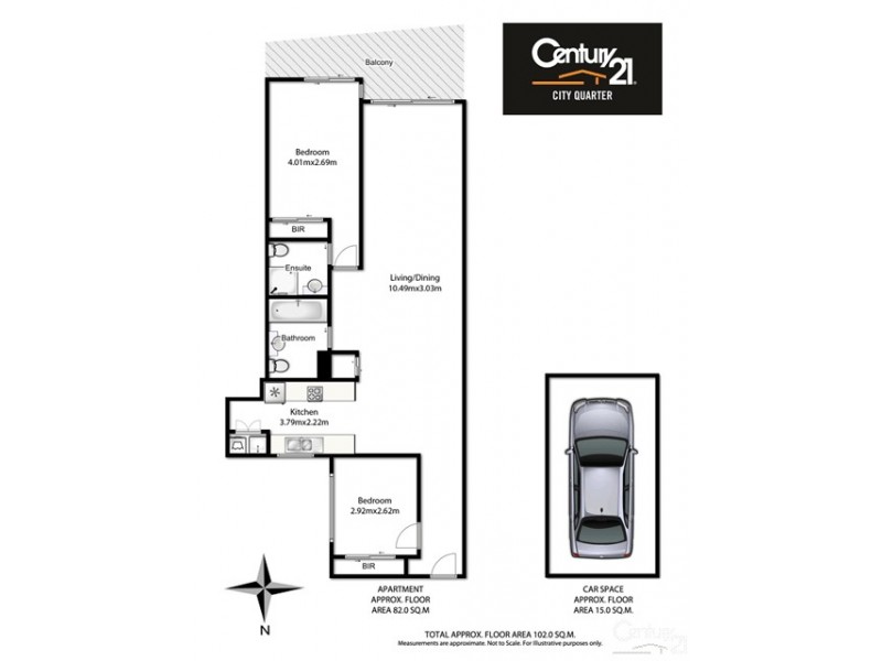326/38-40 Albany Street, St Leonards NSW 2065 Floorplan