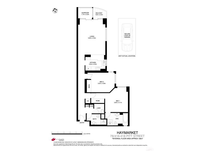 78/416 Pitt Street, Sydney NSW 2000 Floorplan
