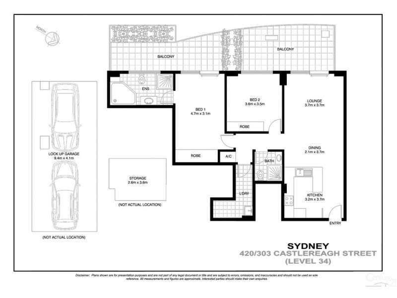 420/303 Castlereagh Street, Sydney NSW 2000 Floorplan