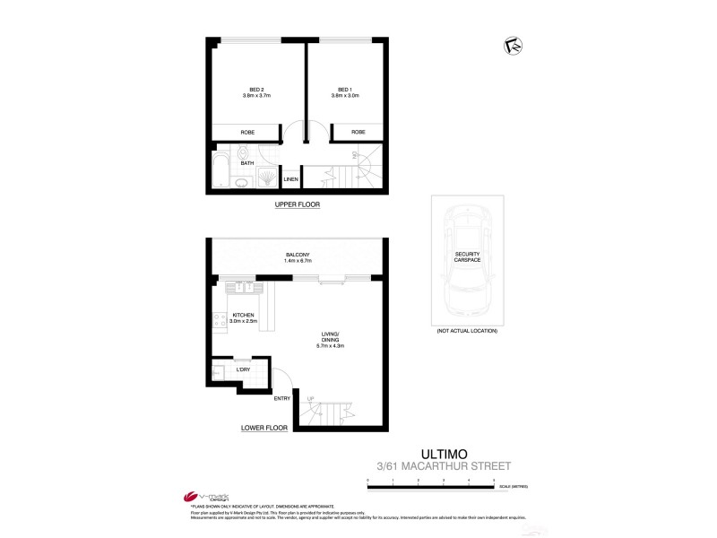 3/61-65 Macarthur Street, Ultimo NSW 2007 Floorplan