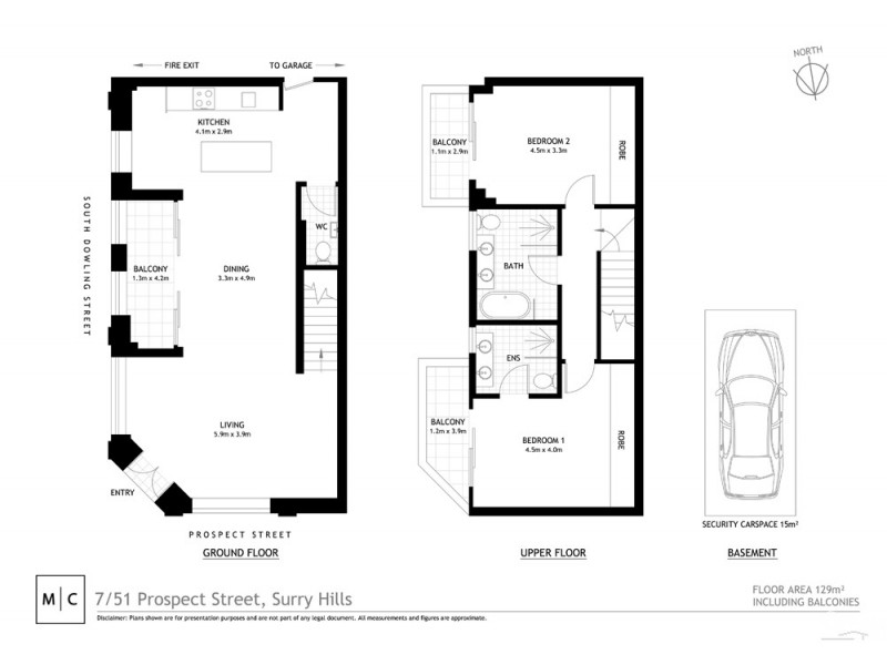 7/51 Prospect St, Surry Hills NSW 2010 Floorplan